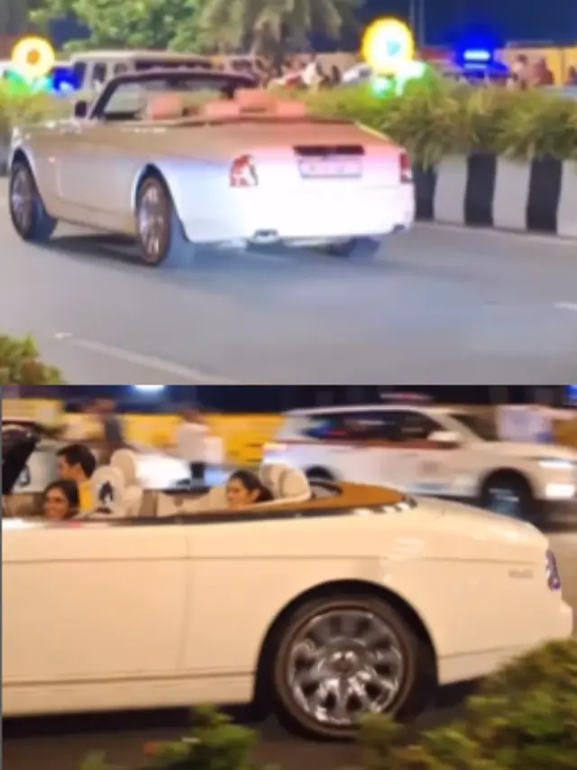 बीवी और बहन के साथ Rolls Royce कार में घूमते नजर आए आकाश अंबानी, VIDEO हुआ वायरल