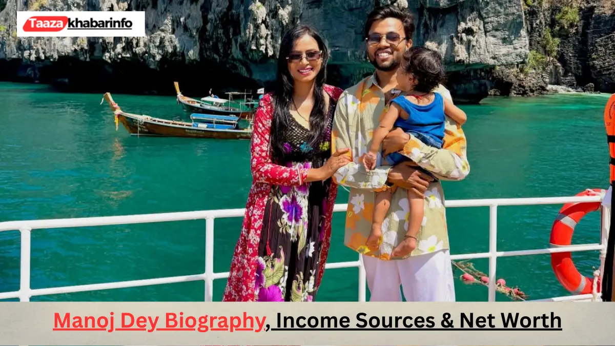 Manoj Dey with Family